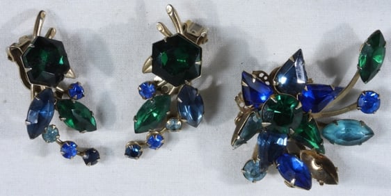 (1) Brooch & A Pair Of Earrings