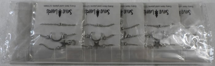 (10) Packs Of Save Lands  Silver-Tone Jewelry