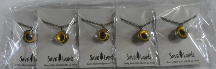 (10) Pack Of Save Lands Sun Flower Necklaces