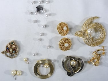 Faux Pearl Mixed Lot