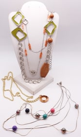 (4) Long Necklaces