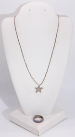 Silver-Tone Turquoise-Color Lot