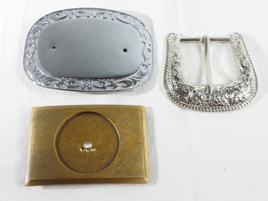 (3) Belt Buckles