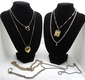 (6) Various Chain Necklaces