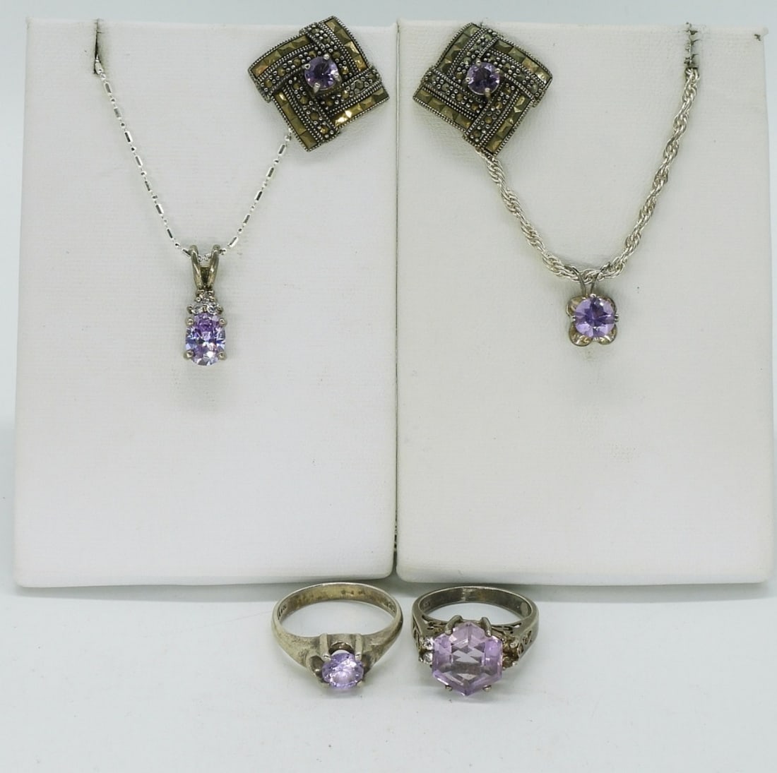 Gorgeous Amethyst 925 Rings, Necklaces (1 of 3)