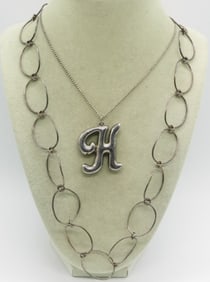 Puffed Sterling Necklace & More