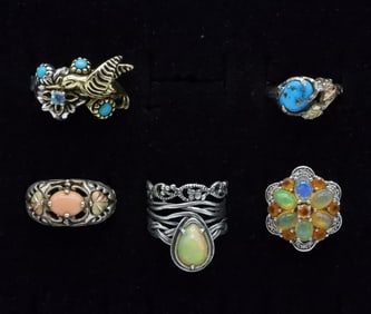 Carolyn Pollack & Fun Gemstone 925 Rings