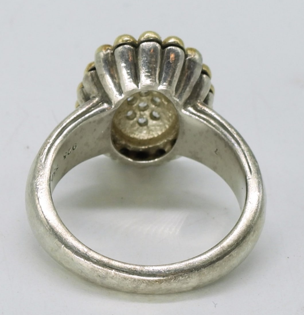 Diamond Sterling 18k Ring - 2