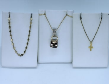 Miranda Frye Gold Tone 925 Necklace & More