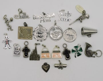21 Sterling Charms