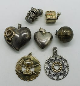 7 Sterling Pendants