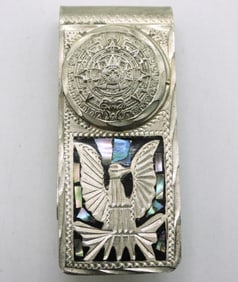Alpaca Mexico Abalone  Money Clip