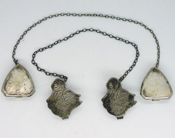 2 Vintage 925 Sweater Clips