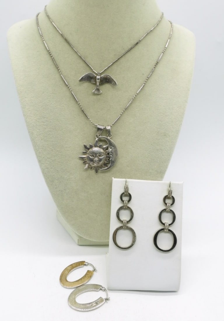 Sterling Fashion Necklaces & Earrings (1 of 3)