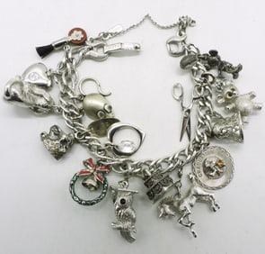 Monet Bracelet with Sterling Charms