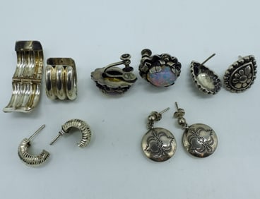 5 Pair Cute Sterling  Earrings