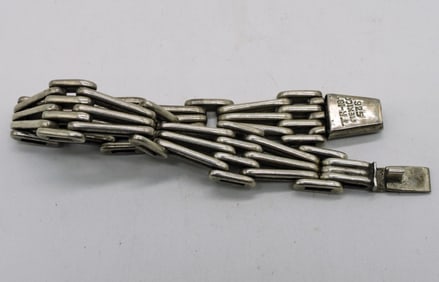 Taxco 925 Interlocking Panel Bracelet