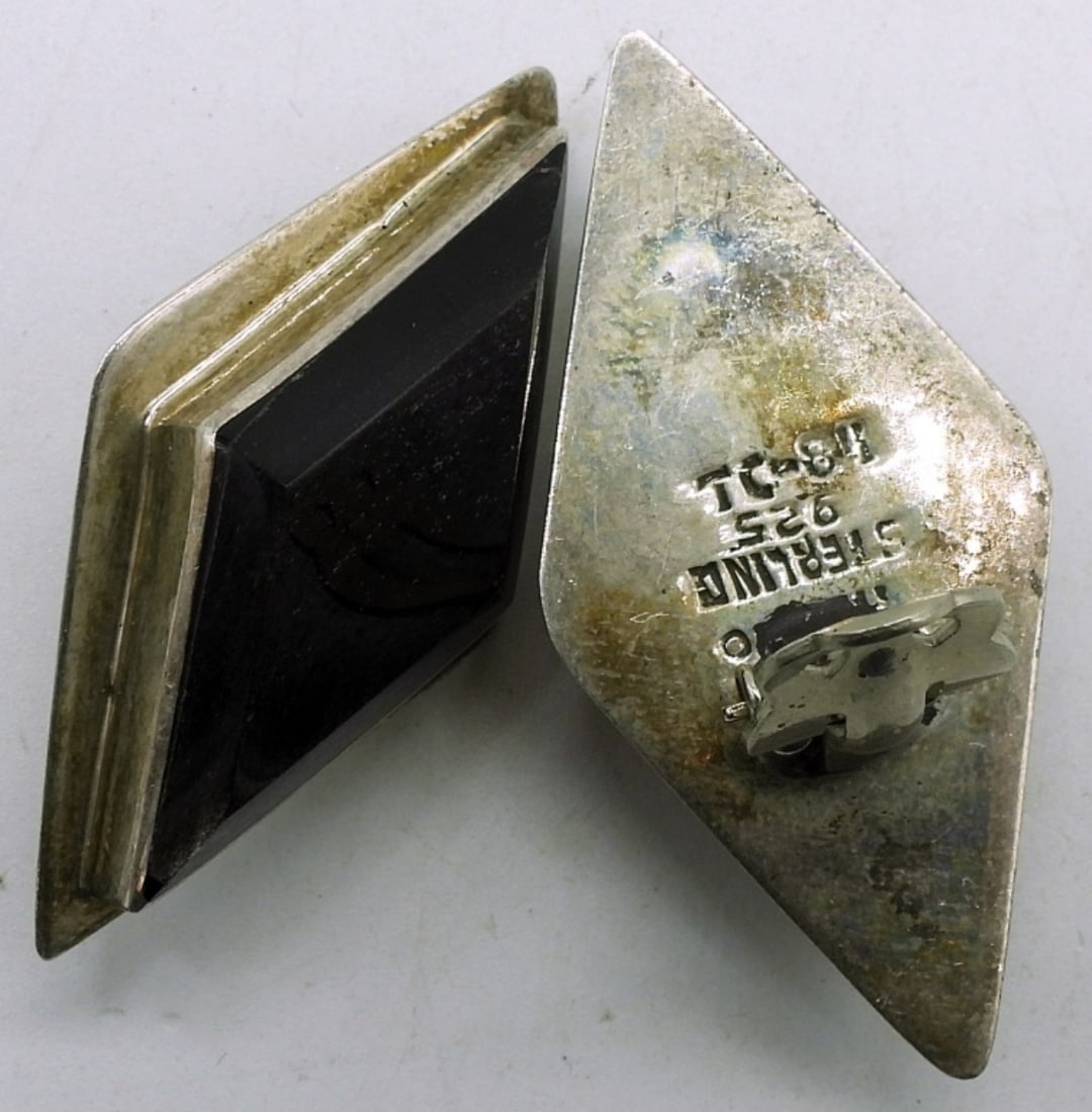 4 Pair Sterling Gemstone Earrings - 2