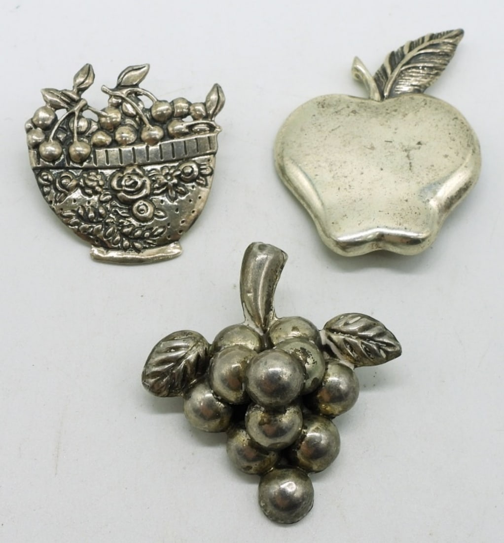3 Vintage Sterling Brooches (1 of 3)