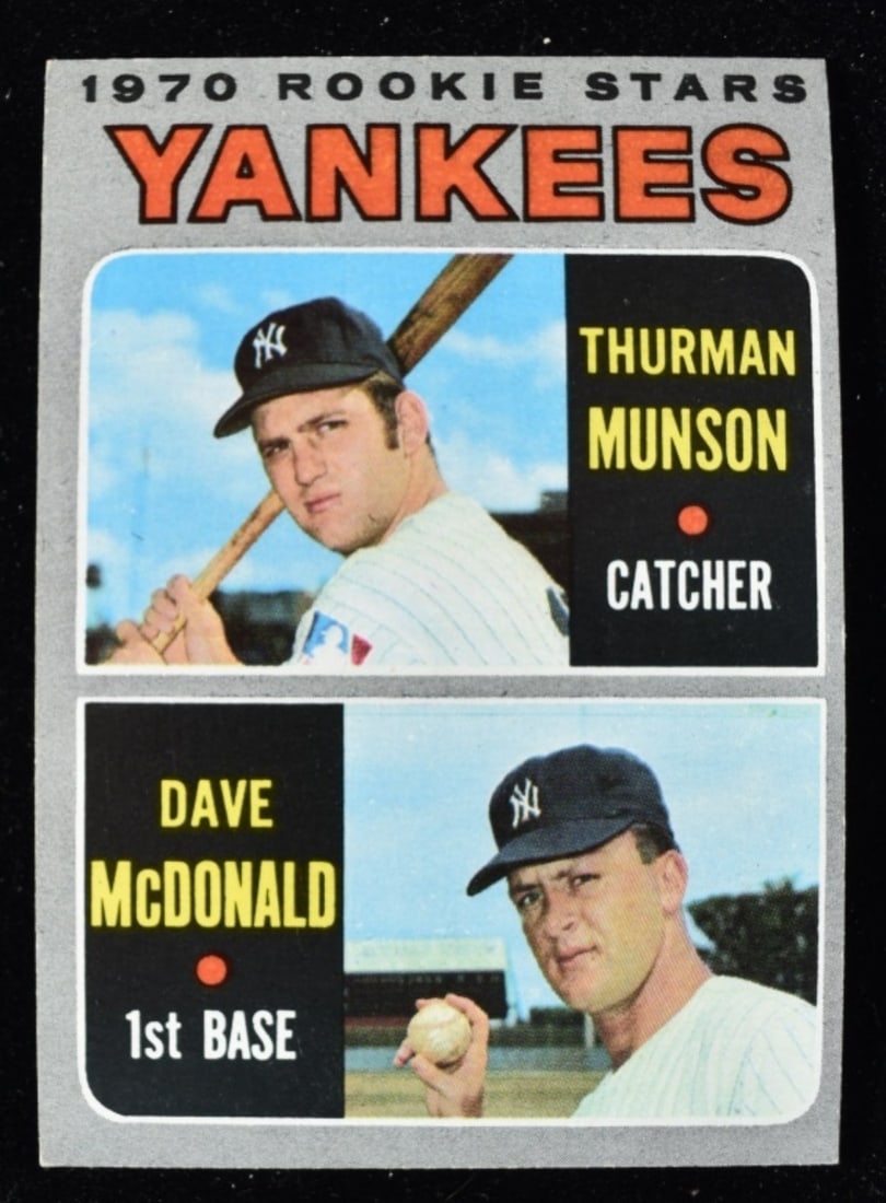 TOPPS 1970 Rookie Stars Yankees
