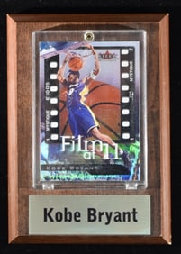 Kobe Bryant Fleer Card With Plaque