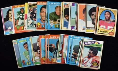 Variety Of (40) Football Cards