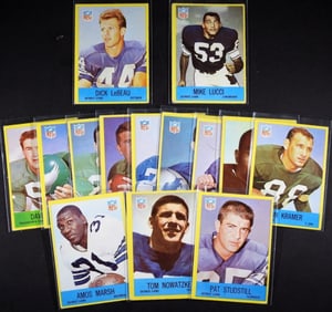 (14) P.C.G.C Football Card Lot