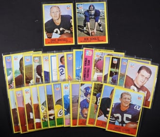 (30) Mixed Lot Of Football Cards