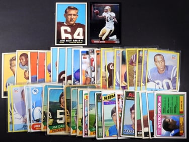 (40) Mixed Football Cards