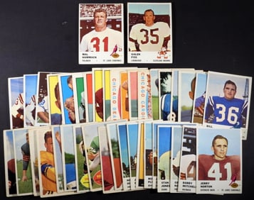 (40) 1960s Football Cards