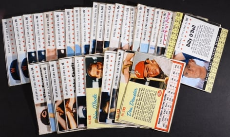 (31) 1960s Post Baseball Cards (Hand Cut)