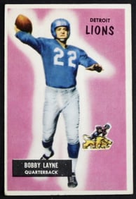 Bobby Layne B.G.C.C.I Card