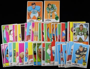(47) Various Football Cards