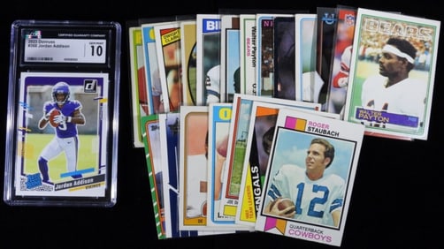 (22) Mixed Lot Of Football Cards