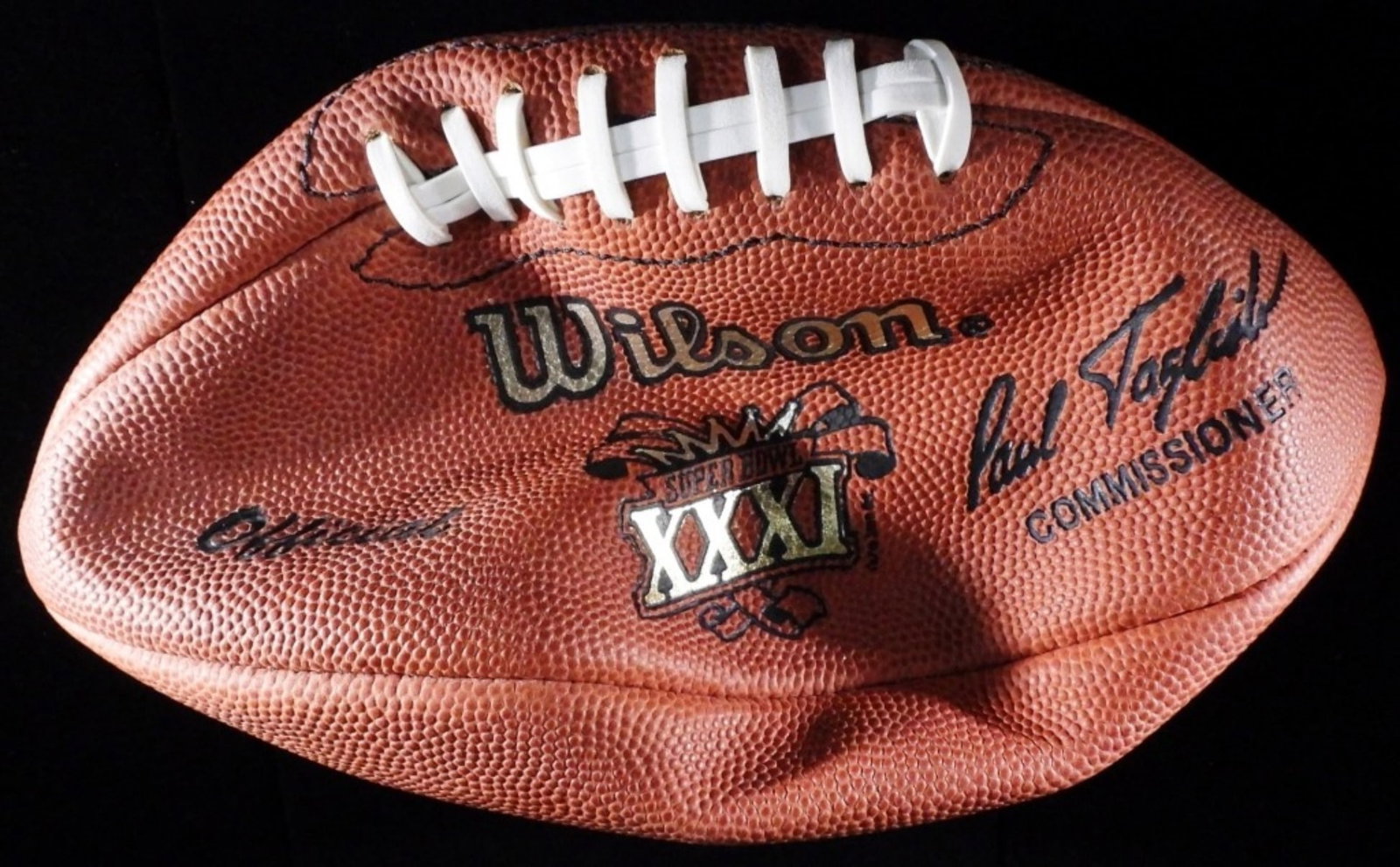 Wilson XXXI Official Football: Deflated
