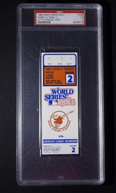 PSA 1984 World Series Game 2 Ticket
