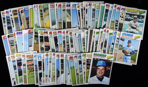 (83) Baseball Card Lot From 1970s