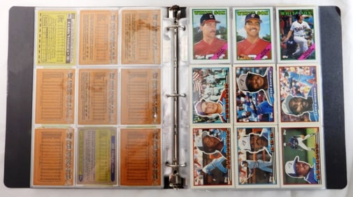 1980s Large (40) Page Baseball Album Full