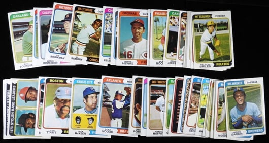 (50) 1970s Baseball Card Mixed Lot