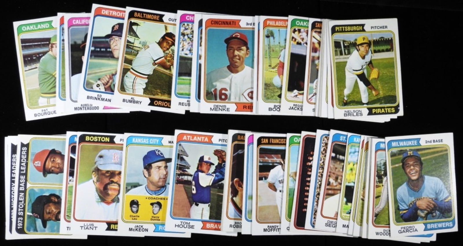 (50) 1970s Baseball Card Mixed Lot (1 of 2)