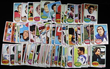 Large Lot Of 1970s Football Cards