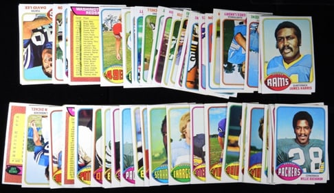 1970s Small Mixed Football Cards