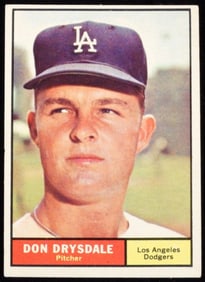 Don Drysdale Baseball Card