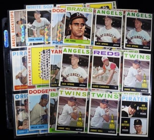 (45) 1964 Baseball Cards