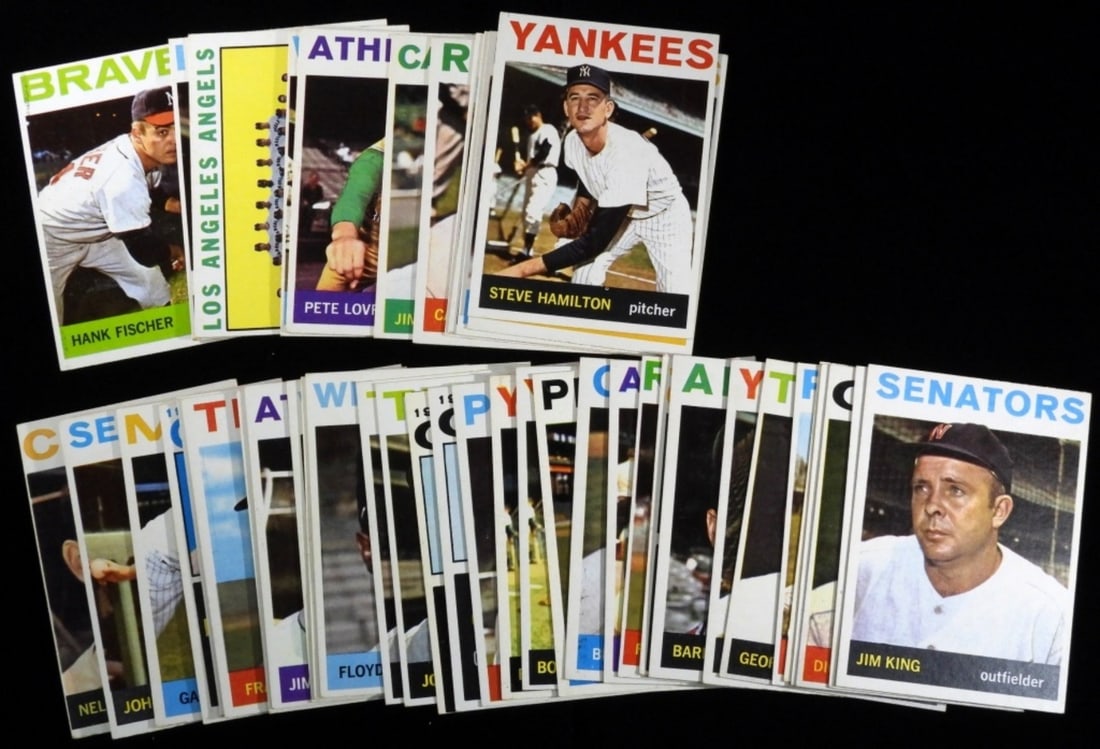 (44) 1964 TOPPS Baseball Cards (1 of 2)