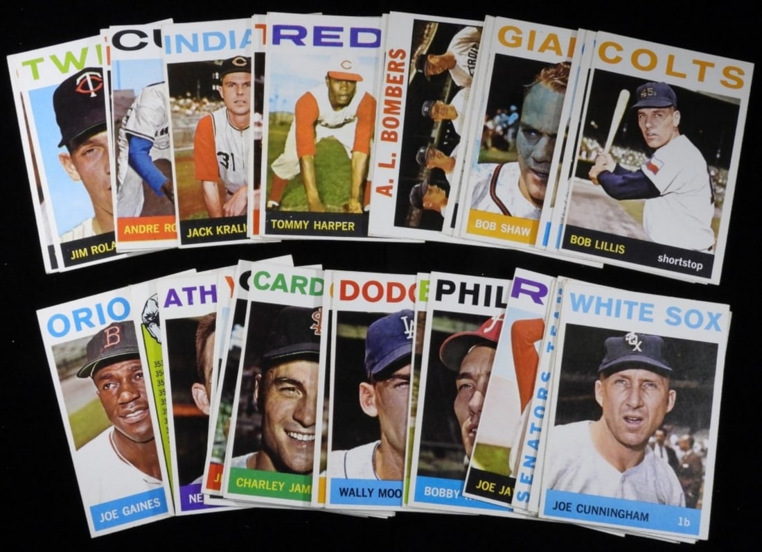 (36) 1964 Baseball Cards (1 of 2)