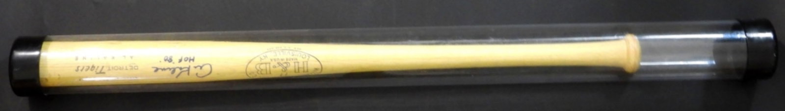 Al Kaline "HOF '80" Signed Hillerich & Bradsby B: Al Kaline HOF '80. Stamped "Approved Little League Detroit Tigers Al Kaline". Hillerich & Bradsby Co. made in USA, Louisville, KY