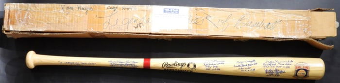 A League Of Their Own HOF Autograph Bat