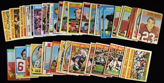 Various (50) TOPPS Football Cards