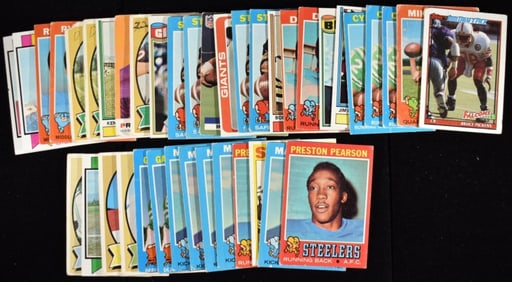 Various (40) Football Cards